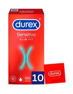 Durex Sensitivo Slim Fit Preservativos 10Uds