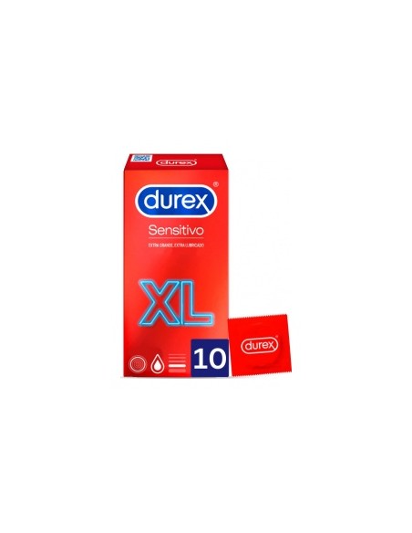 Durex Sensitivo Xl Preservativos 10Uds