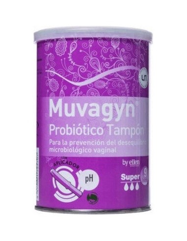 Muvagyn® Probiotico Tampón Súper Con Aplicador...