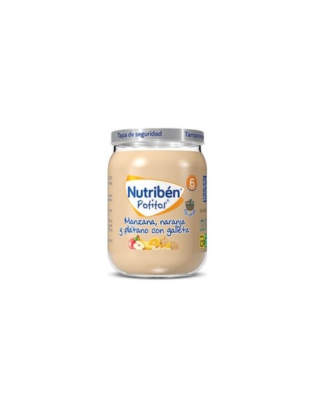 Nutriben Pot Plat Naranja Galleta 2X190G