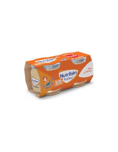 Nutriben Pot Pera Platano 2 X120 Gramos