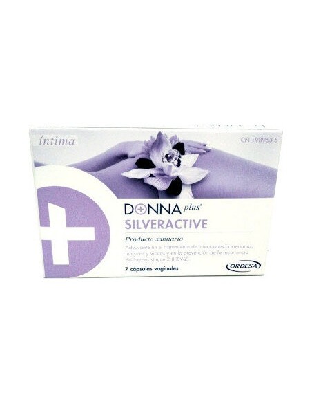Donna Plus Silveractive 7 Capsulas Vagin