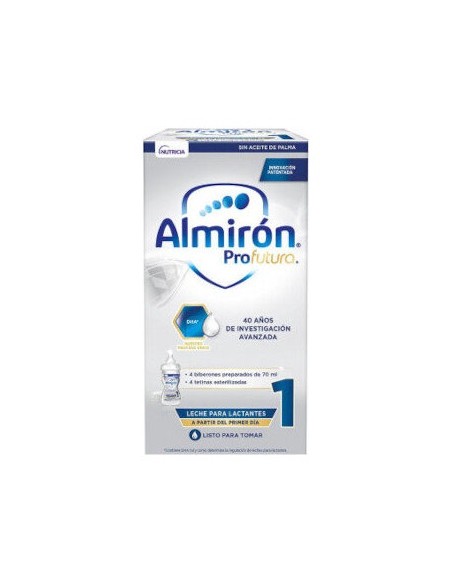 Almirón Profutura 1 + Minibiberones Leche De Inicio 70Ml X 4Uds