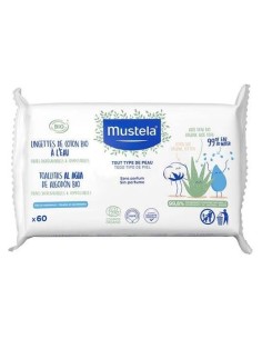 Mustela Lingettes À L'Eau Paquet De 60Uds