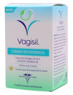 Vagisil Cuidado Incontinencia Toallitas �Ntimas 2-En-1...