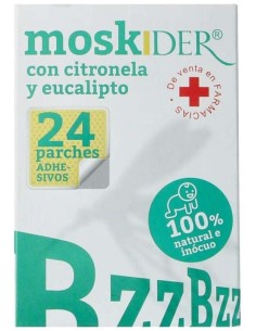 Moskder Parche Citronela Eucalipto 24Uds