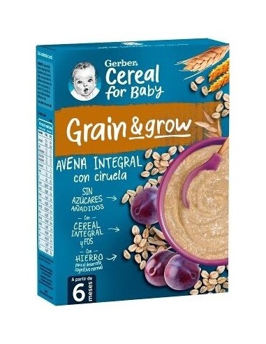 Gerber Papilla Avena Con Ciruela 1X250G