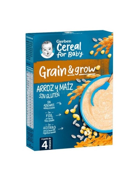 Gerber Maiz Y Arroz Sin Gluten 250 Gr