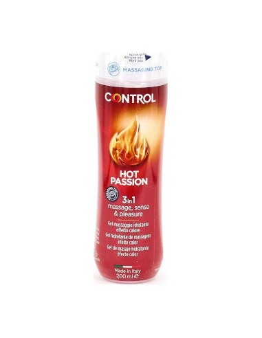 Control Hot Passion Gel Masaje 3 En 1 200Ml