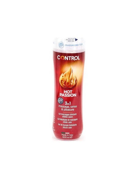 Control Hot Passion Gel Masaje 3 En 1 200Ml