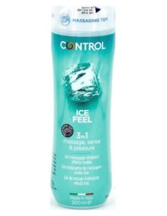 Control Ice Feel 3 En 1 Gel De Masaje Hidratante 200Ml