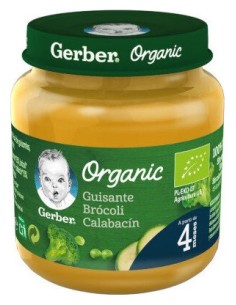 Gerber Organic Guisante Brócoli Calabacín 125G