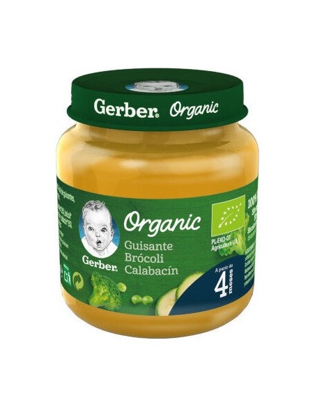 Gerber Organic Guisante Brócoli Calabacín 125G
