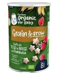 Gerber Organic Grain & Grow Puffs Trigo Y Arroz Con...
