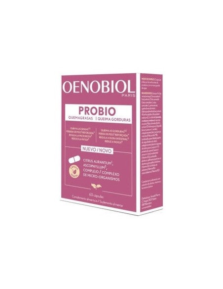 Oenobiol Probio Quema Grasas 60 Capsulas