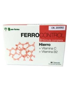 Roan-Farma Ferro Control Fórmula Completa 30Caps