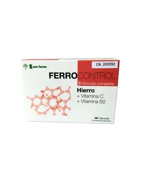 Roan-Farma Ferro Control Fórmula Completa 30Caps