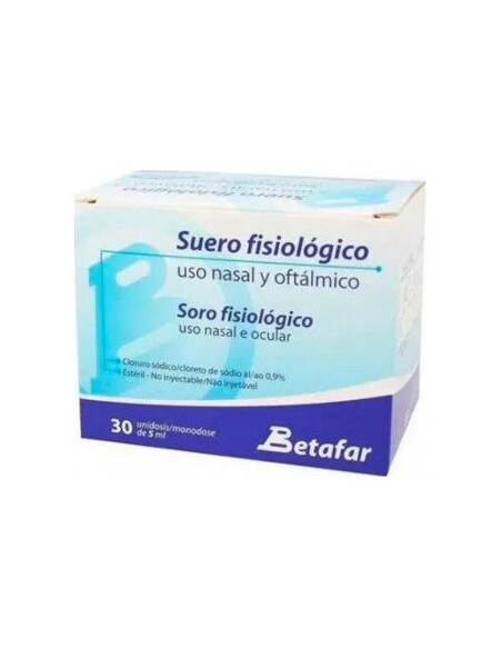 Betafar Suero Fisiológico Estéril 30Uds