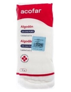 Acofarma Algodon Zig-Zag Puro 50 Gr