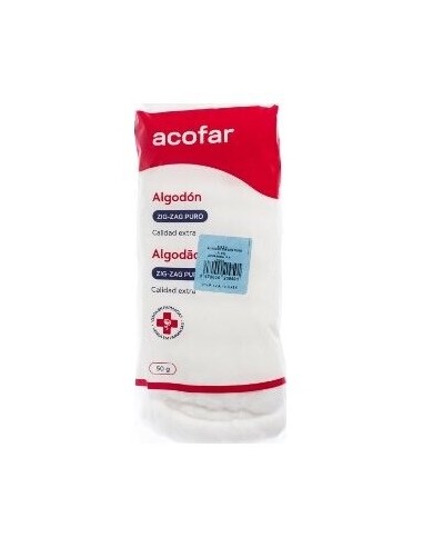 Acofarma Algodon Zig-Zag Puro 50 Gr