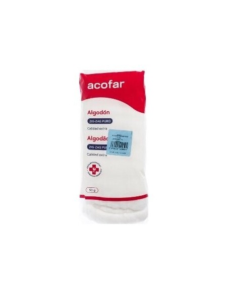 Acofarma Algodon Zig-Zag Puro 50 Gr