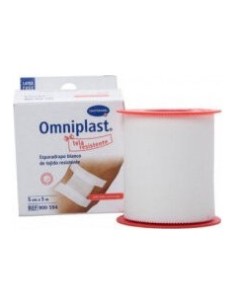 Esparadrapo Omniplast Tela Blanco 5Mx5Cm