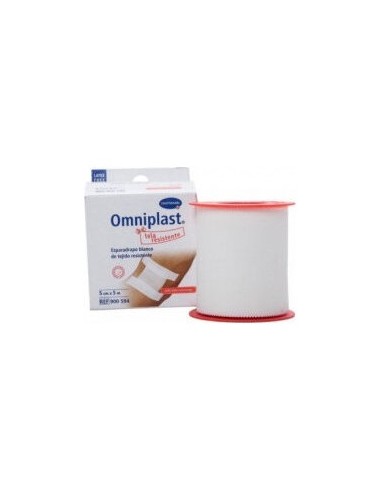 Esparadrapo Omniplast Tela Blanco 5Mx5Cm