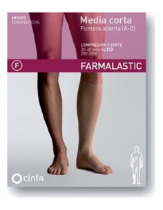 Media Corta Farmalastic Fuerte Mediana
