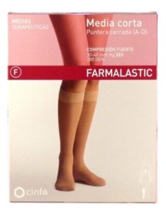 Media Corta Farmalastic Fuerte Extra Gde
