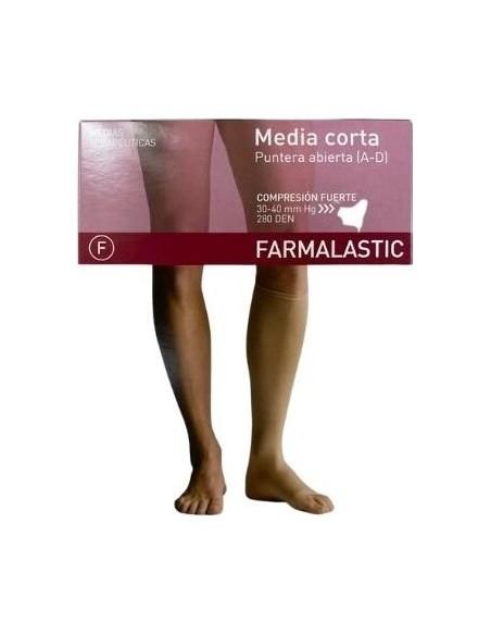 Media Corta Farmalastic Fuerte Grande