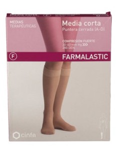 Media Corta Farmalastic Fuerte Pequeña