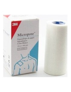 Esparadrapo Micropore Blanco 10Mx10Cm