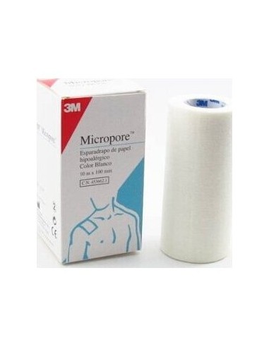 Esparadrapo Micropore Blanco 10Mx10Cm