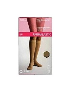 Media Corta Farmalastic Fte C/Punte Gde