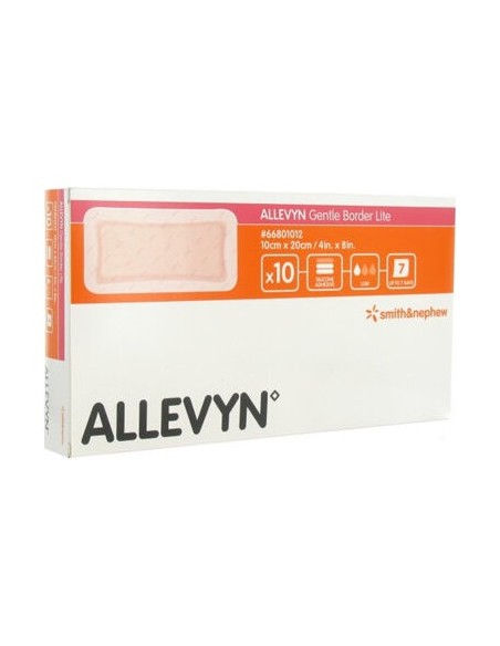Allevyn Gentle Border Lite 10X20 Cm 3U