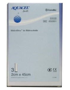 Aquacel Aposito Hidrocoloide 2X45 Cm 3U