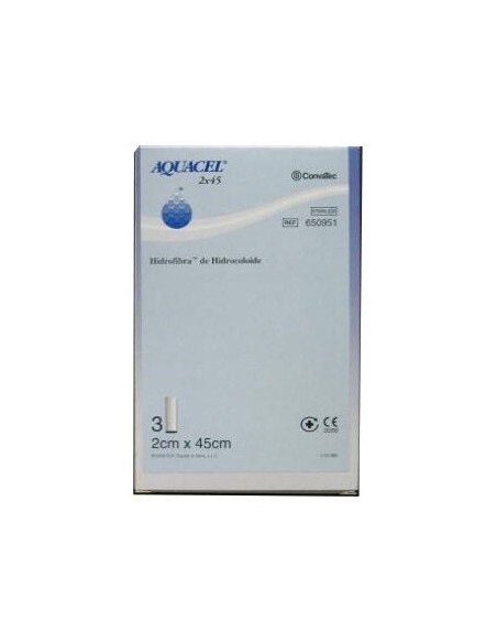 Aquacel Aposito Hidrocoloide 2X45 Cm 3U