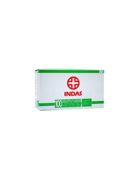 Compresas Gasa Esteril Indas 100 Und