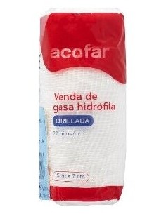 Venda Gasa Hidrolfila Acofar 5X7 Cm