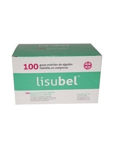 Compresas Gasa Esteril Lisubel 100 Und