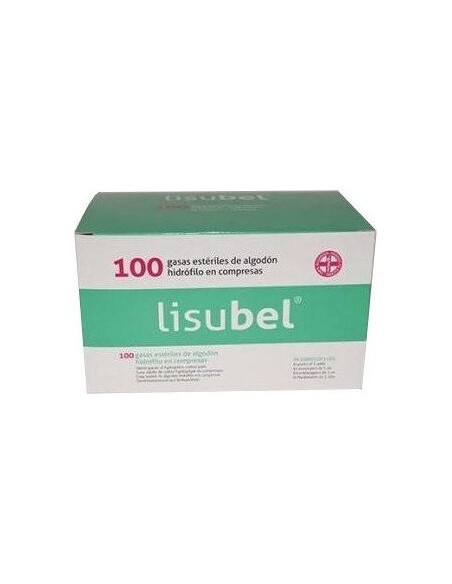 Compresas Gasa Esteril Lisubel 100 Und