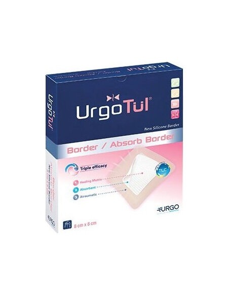 Urgotul Absorb Border 15Cmx15Cm 3Aposito