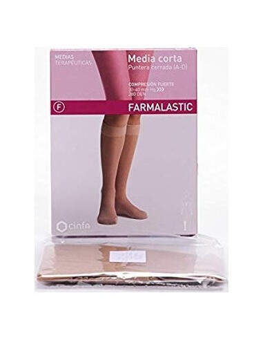 Media Corta Farmalastic Fte C/Pun R Plus