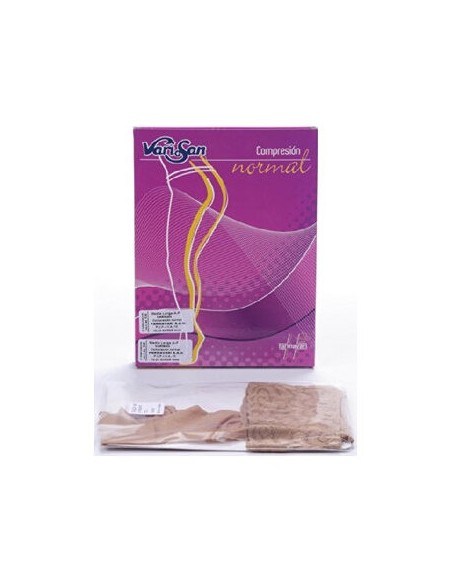 Media Varisan Larga Compresion Normal Silicona Vision Talla 2