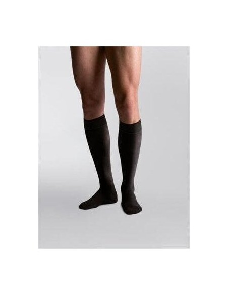 Farmalastic Calcetín Antibacteriano Comp. Normal T-Grande Negro 1Ud