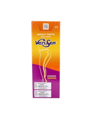 Media Varisan Larga Compresion Normal Silicona...