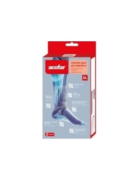 Acofar Calcetin Pie Diabetico Talla Xl