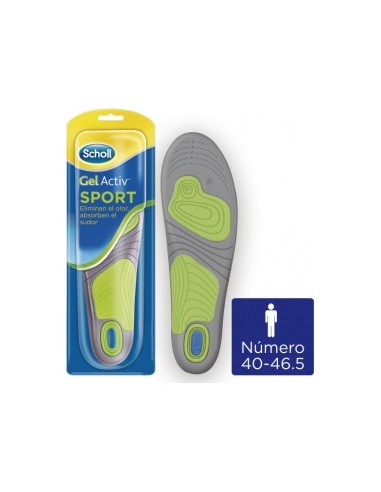Plantilla Scholl Gel Activ Sport Hombre