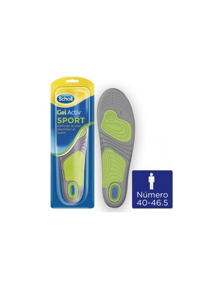 Plantilla Scholl Gel Activ Sport Hombre