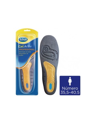 Scholl Gel Activ Profesional Mujer 1 Par